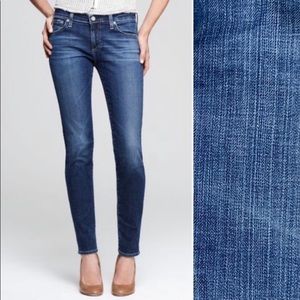 COPY - •AG• The Stilt Cigarette Leg Blue Jean 30R